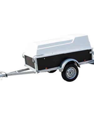 Remorque bagagère marron avec capot BW Trailers