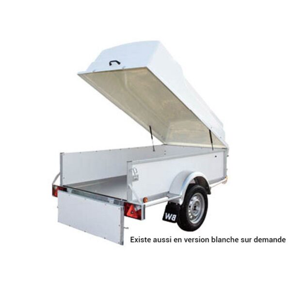 Remorque bagagère marron avec capot BW Trailers