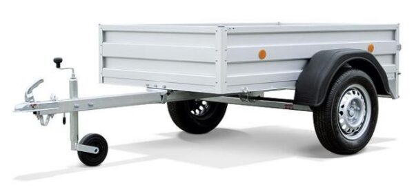 Plateaux roues extérieures ridelles alu REMORQUE TLAL1711-75, remorque Plateaux