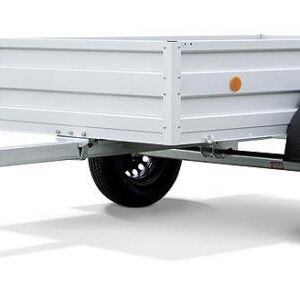 Plateaux roues extérieures ridelles alu REMORQUE TLAL2111-75, remorque Plateaux