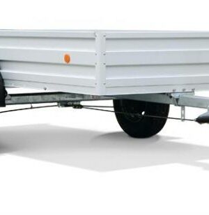 Plateaux roues extérieures ridelles alu REMORQUE TLAL2515-135, remorque Plateaux
